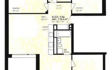 Apartment 4.5 rooms - image - 2
