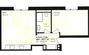 Apartment 2.5 rooms - image - 1