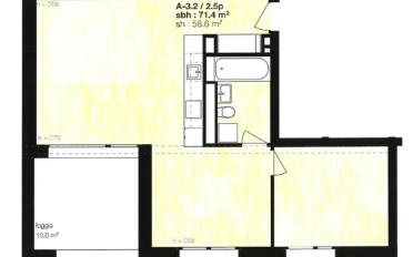 Apartment 2.5 rooms - image - 2