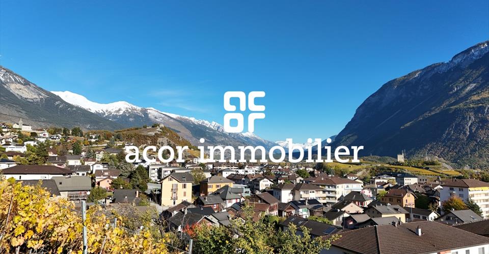 Magnifiques parcelles à vendre à Sierre – Situation privilégiée