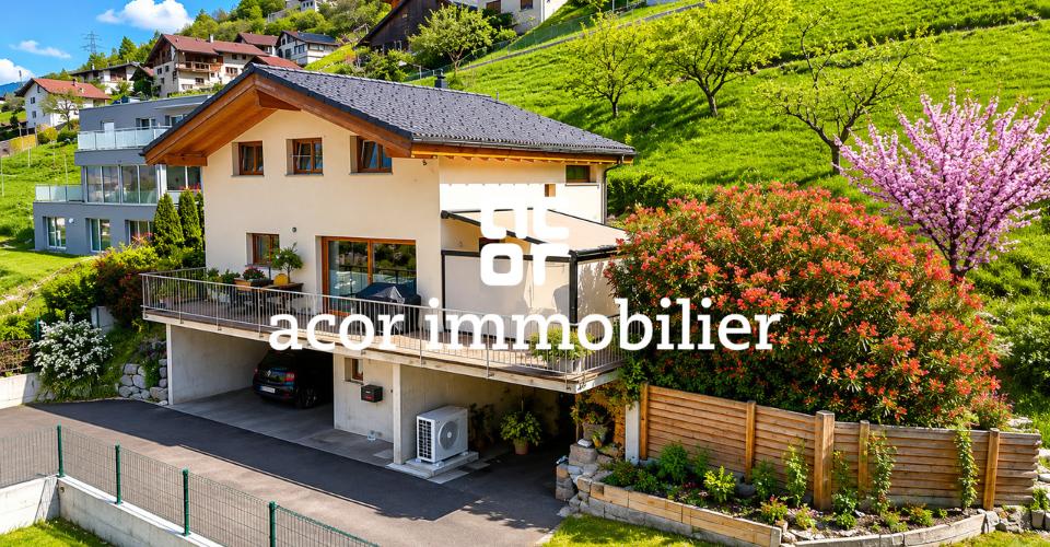 Maison individuelle récente avec vue imprenable