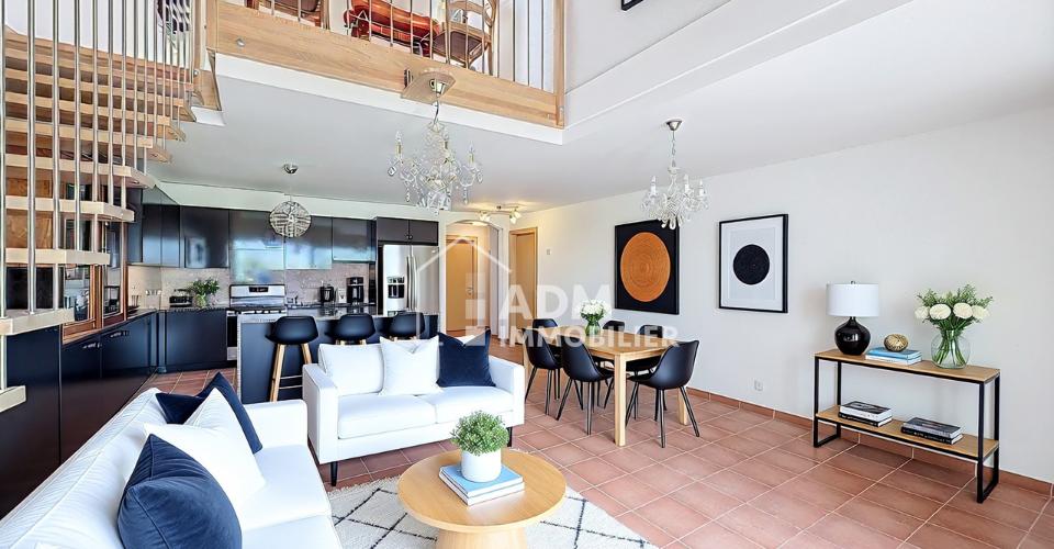 Saillon, duplex 4.5 pièces avec vue imprenable aux bains de Saillon