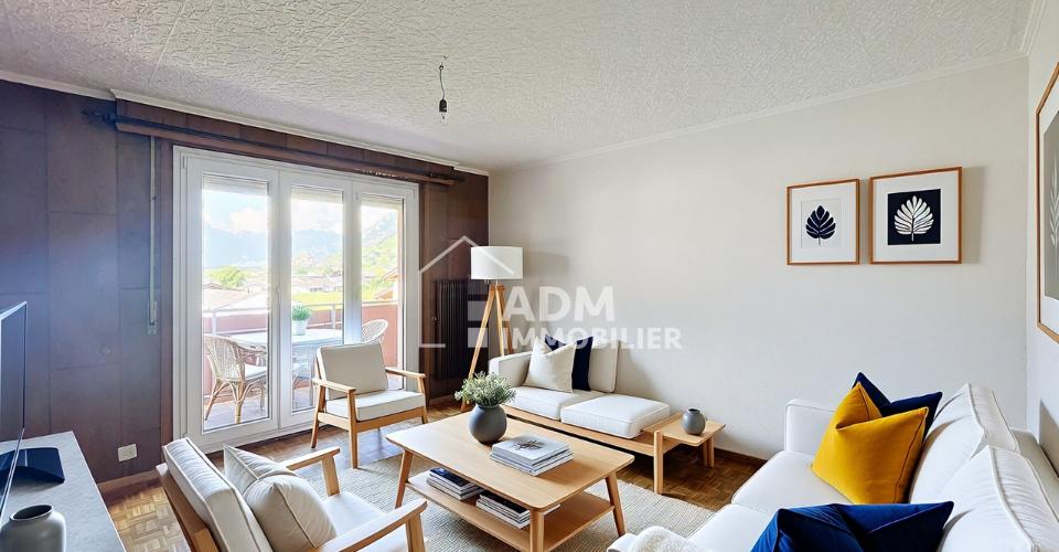 Leytron, appartement traversant de 4.5 pièces