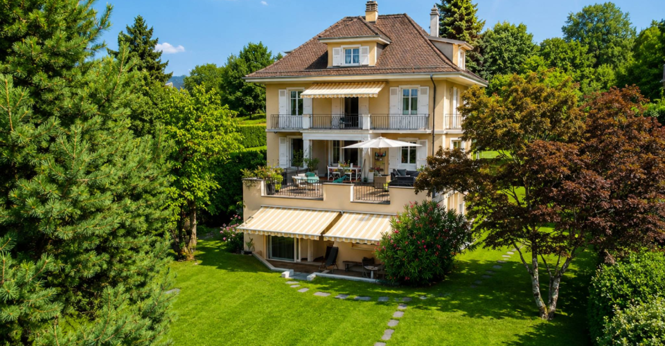 Villa de maître 13 pièces avec appartement indépendant, vue lac et montagnes