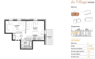 Appartement 2.5 pièces - image - 2