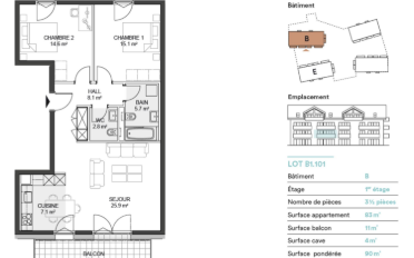 Apartment 3.5 rooms - image - 8