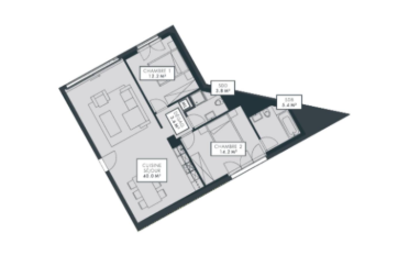 Apartment 3.5 rooms - image - 4