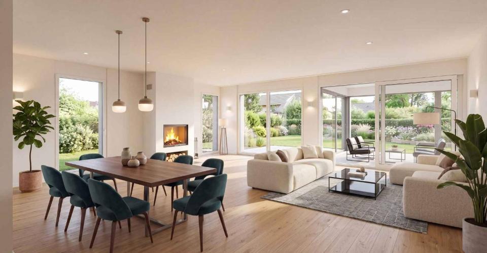 Villa contemporaine neuve d'exception comprenant deux appartements indépendants