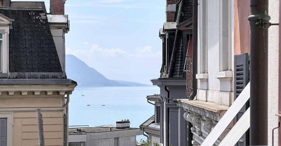 Spacieux appartement de 3,5 pièces au cœur du Vieux-Montreux