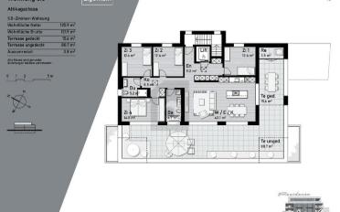 Attikawohnung 5.5 Zimmer - image - 2