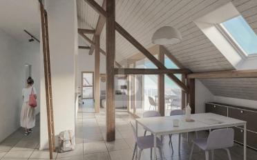 Dernier étage 4.5 pièces - image - 4