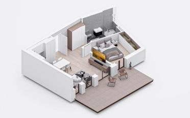 Apartment 2.5 rooms - image - 9
