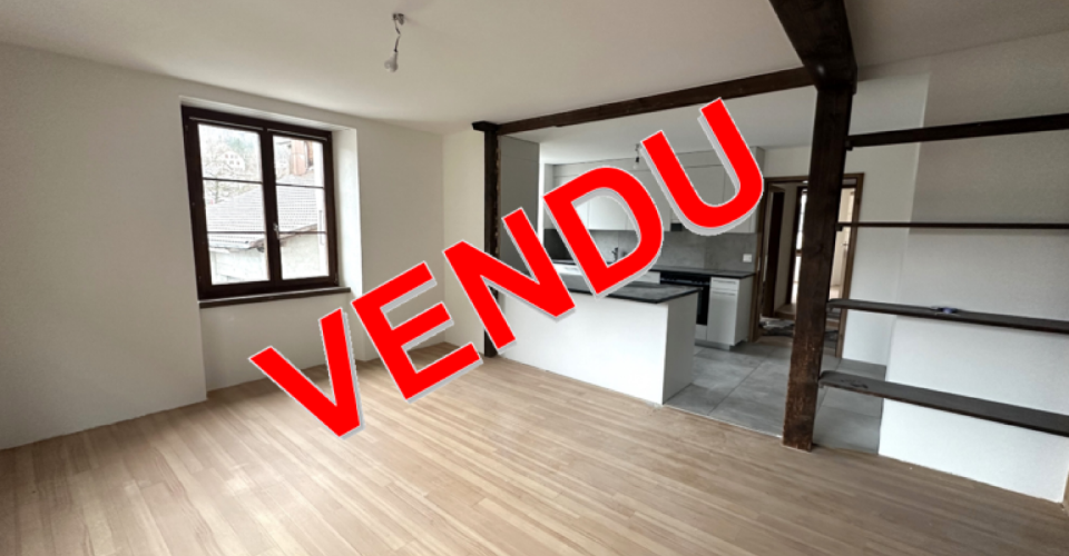 Villeret, appartement de 4.5 pièces entièrement rénovés