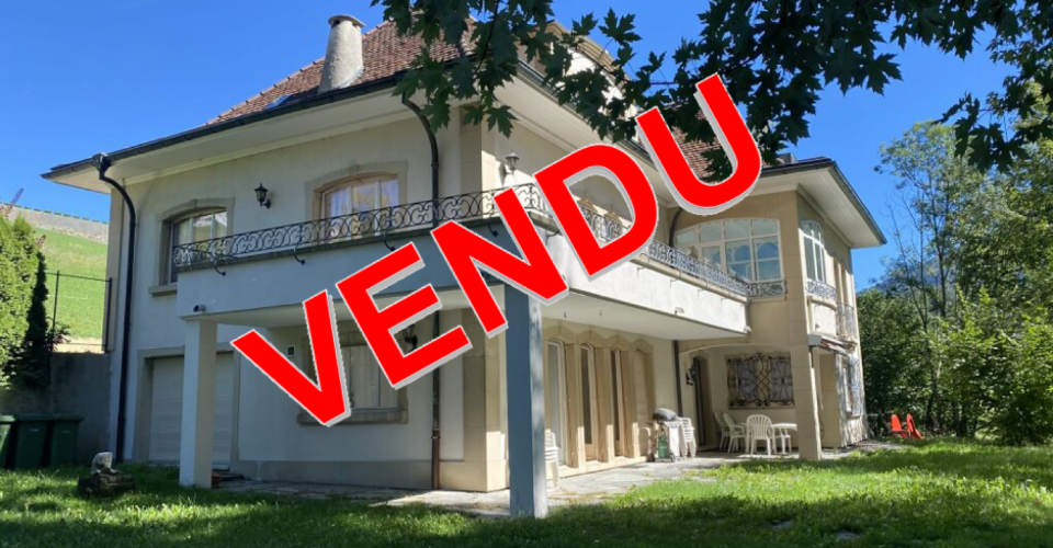 Bévilard, maison de maître 9.5 pces avec terrain constructible