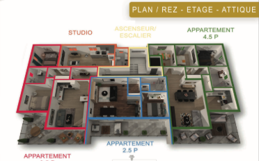 Apartment 4.5 rooms - image - 3