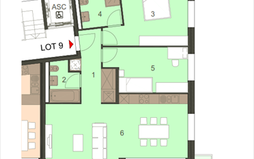 Apartment 3.5 rooms - image - 6