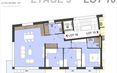 Roof flat 4.5 rooms - image - 4