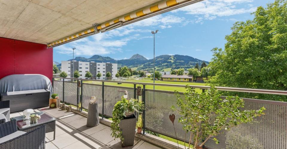 Bel appartement de 3.5 pièces avec balcon de 18 m² à La Tour-de-Trême