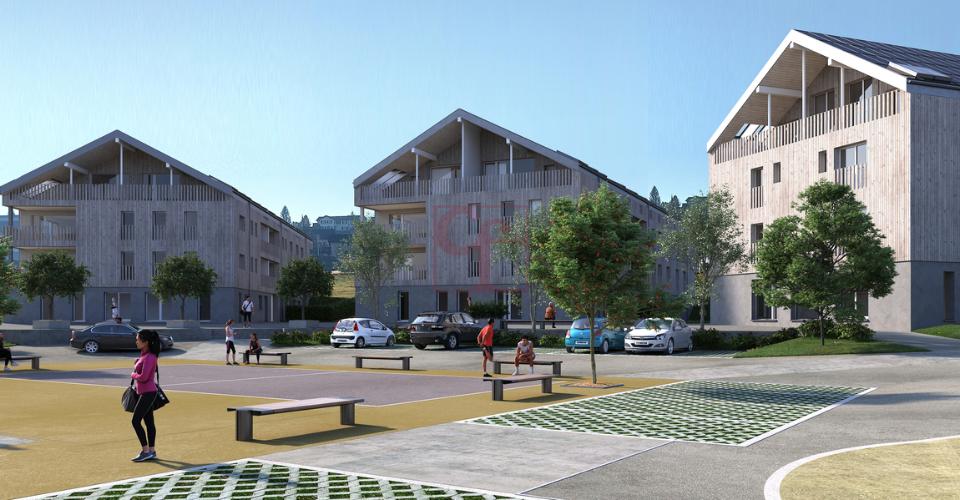 Farvagny - Appartements neufs de 5.5 pcs sous les combles