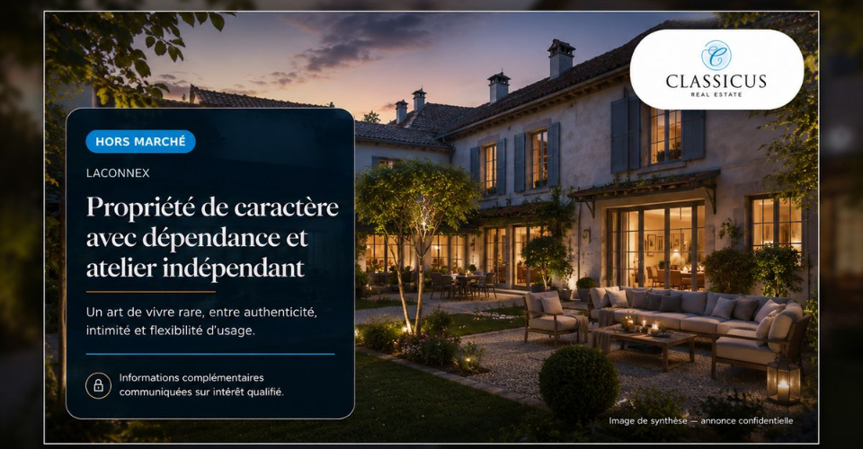 Ensemble villageois de charme avec revenu accessoire et jardin confidentiel