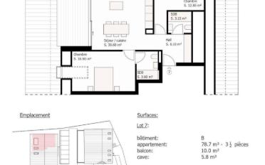 Appartement 3.5 pièces - image - 10
