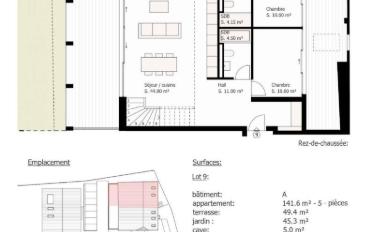 Maison contiguë 5 pièces - image - 8