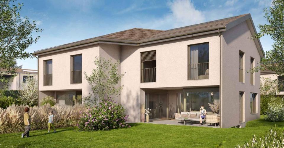 CORÇALIA – Villa jumelle neuve à Corcelles-près-Payerne