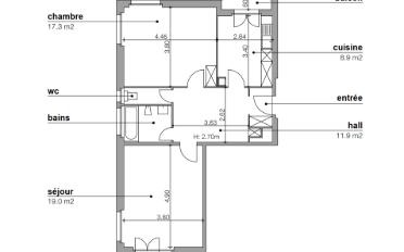 Apartment 2.5 rooms - image - 1