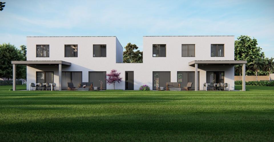 Villa jumelée neuve au centre de Courtedoux