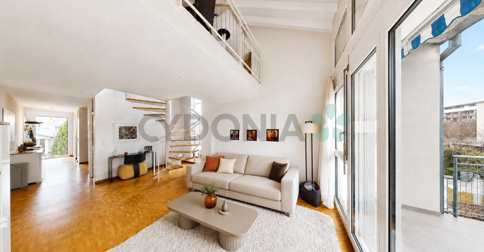 EN EXCLUSIVITÉ - Duplex 3.5 pièces lumineux avec balcon au coeur de Satigny