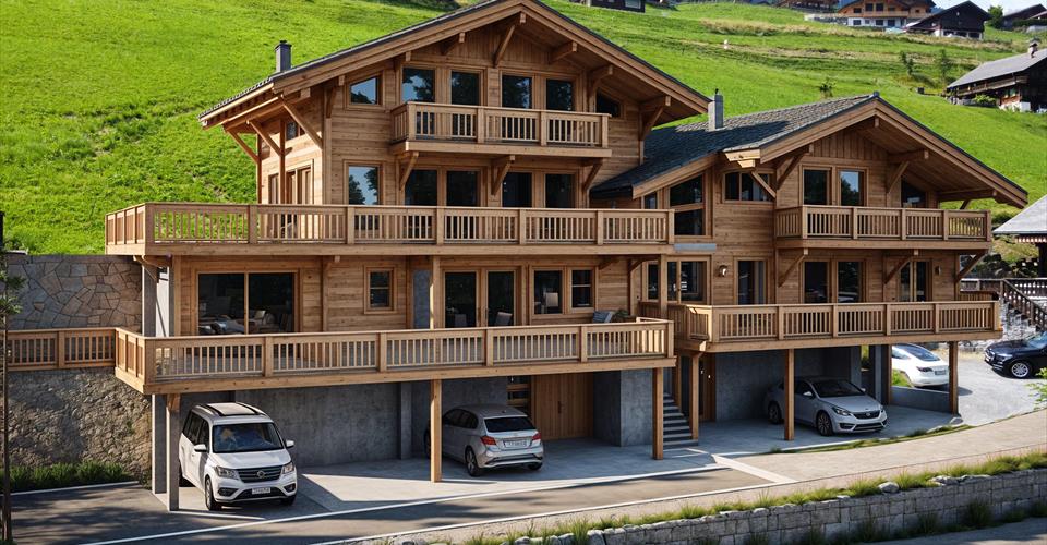 Appartement 4.5 pièces dans un chalet neuf à Val-d'Illiez