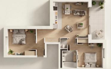 Appartement 4 pièces - image - 2