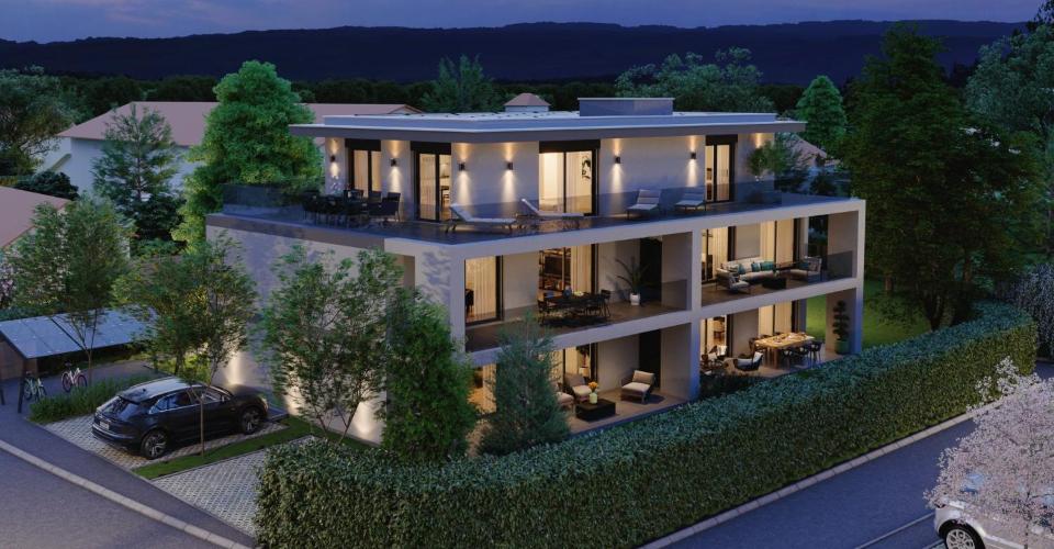 À Vendre  Attique 4 pièces à Veyrier  Terrasse de 87 m²