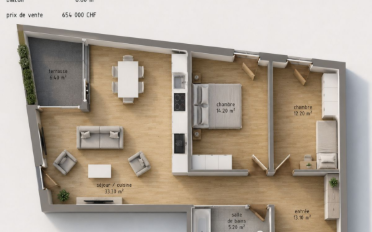 Wohnung 3.5 Zimmer - image - 9