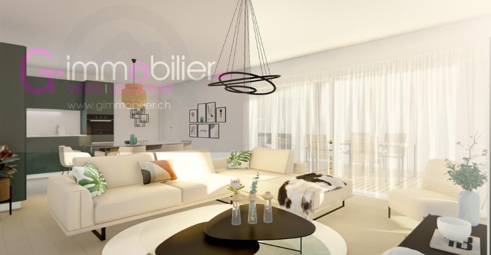 Nouvelle construction à Monthey -Appartements contemporains au coeur du quartier sous gare