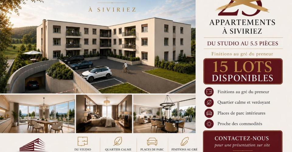 3,5 pièces neuf | Centre du village