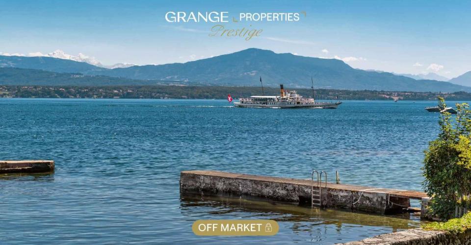 Propriété d'exception pieds dans l'eau proche de Nyon