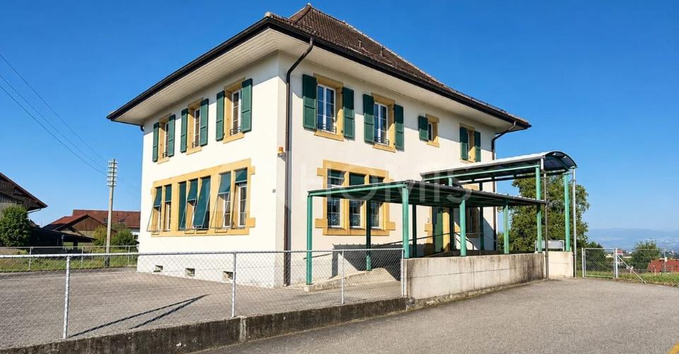 Des bureaux avec une histoire : l'ancienne école de Poliez-Pittet