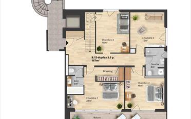 Duplex 5.5 rooms - image - 8