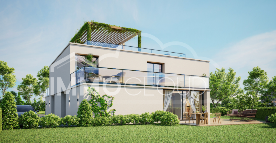 Villa avec rooftop panoramique - entre vignes, lac et Riviera