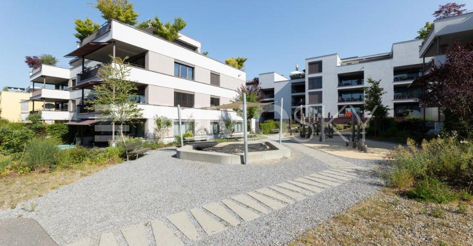 Weitblick ins Grüne – Stilvolle Gartenwohnung mit Herz