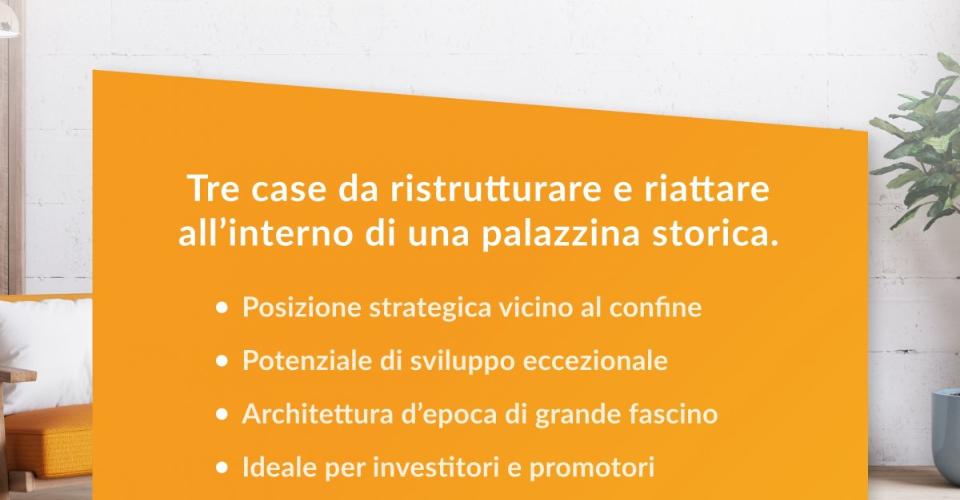 Palazzina Storica da Ristrutturare a Ponte Tresa