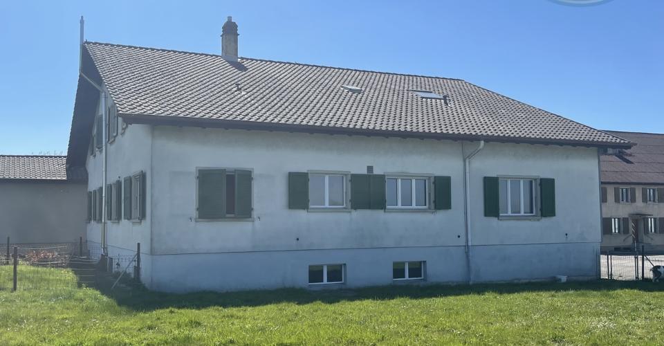 Maison avec un grand terrain située en pleine nature