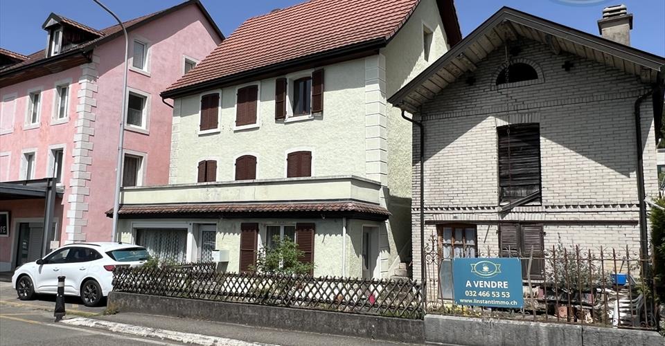 Maison avec beau potentiel d'agrandissement à Boncourt