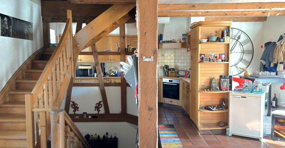 Bel appartement avec cachet en duplex de 3 pièces en PPE à Porrentruy