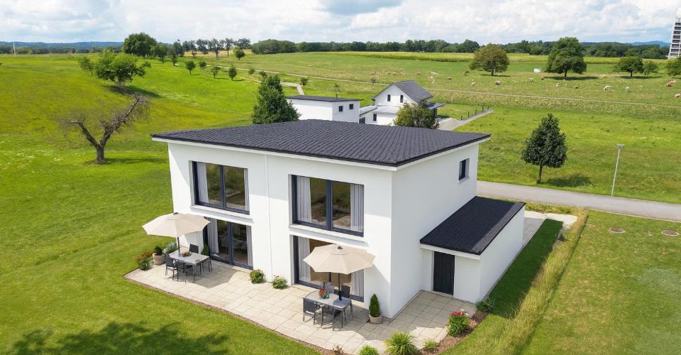 Construisez votre vision Deux maisons à terminer dans un écrin de verdure
