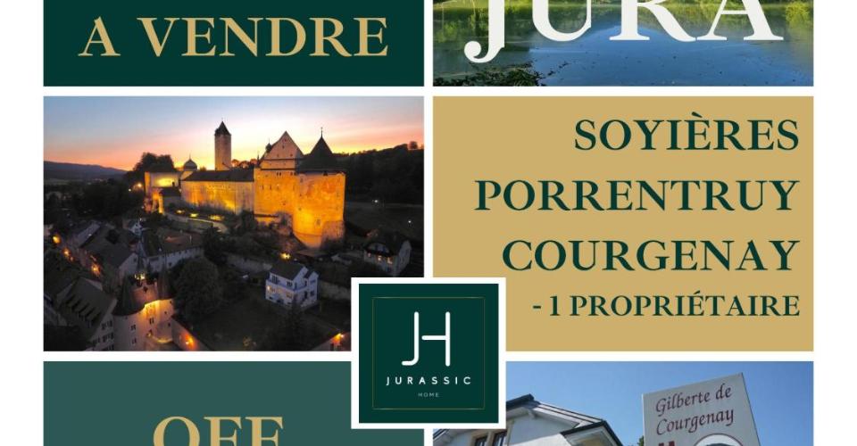 Opportunité d’investissement 3 immeubles à vendre dans le canton du Jura