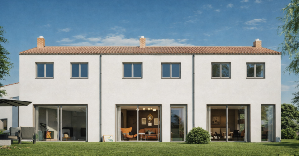 Projet en construction à Bure   villa contemporaine avec 126 m² habitables