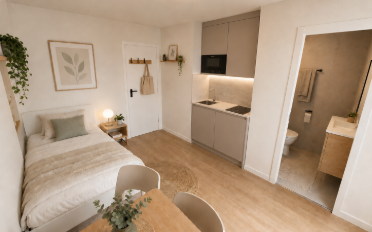 Wohnung 1.5 Zimmer - image - 1