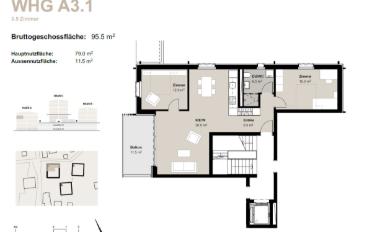 Apartment 3.5 rooms - image - 11